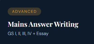 Mains Answer Writing